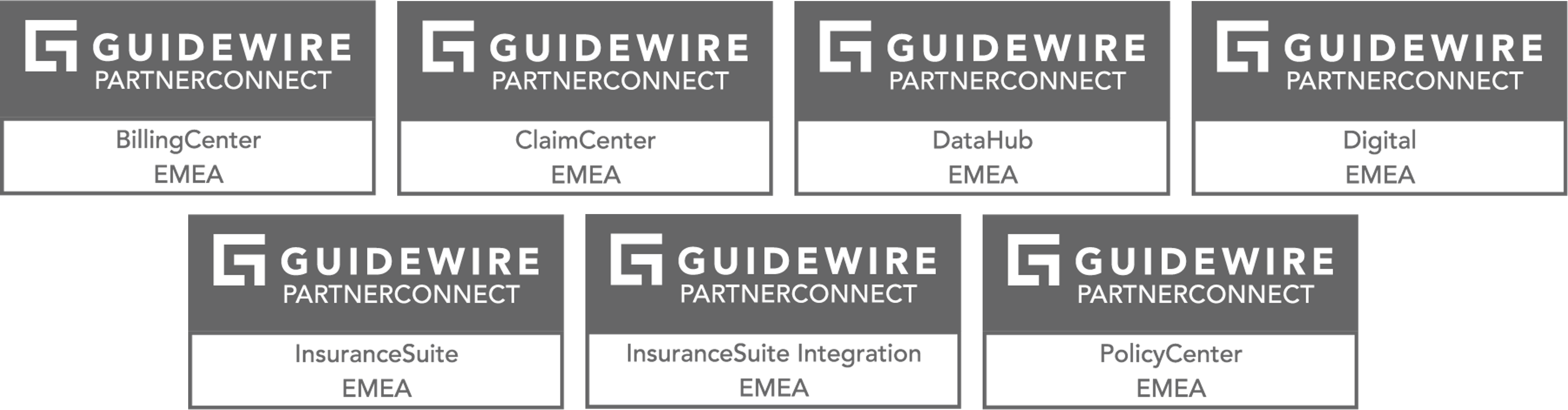 Guidewire Specialisation logos